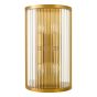 Eleanor 4 Light Wall Light Natural Brass Glass