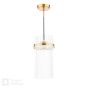 Eltham Pendant Antique Gold and Glass