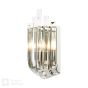 Eltham 2 Light Wall Light Polished Nickel and Crystal