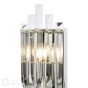 Eltham 2 Light Wall Light Polished Nickel and Crystal