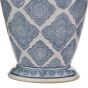 Ely Table Lamp Blue Ceramic With Shade