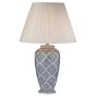 Ely Table Lamp Blue/White Base Only