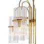 Eniola 9 Light Pendant Natural Brass and Glass
