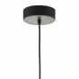 Enoch Pendant Matt Black & Stainless Steel LED