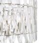 Entwine 8 Light Pendant Polished Nickel and Crystal