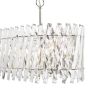 Entwine 10 Light Bar Pendant Polished Nickel and Crystal