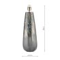 Erdis Table Lamp Blue Art Glass and Antique Brass Base Only
