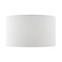 Erebus White Linen Drum Shade 35cm