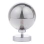 Esben Touch Table Lamp Polished Chrome With Smoked Glass