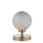 Esben Touch Table Lamp Antique Brass With Planet Style Glass