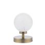 Esben Touch Table Lamp Antique Brass With White Confetti Glass