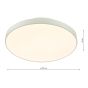 Essien Bathroom Ceiling Light White LED IP44