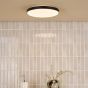Essien Bathroom Ceiling Light White and Black LED IP44