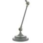 Eunice Task Table Lamp Grey & Satin Nickel