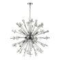 Exodus 8 Light Pendant Polished Chrome Crystal