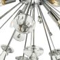 Exodus 8 Light Pendant Polished Chrome Crystal