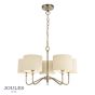 Joules Farley 5 Light Shadelier Satin Bronze With Shade