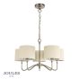 Joules Farley 5 Light Shadelier Satin Bronze With Shade