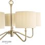 Joules Farley 5 Light Shadelier Satin Bronze With Shade