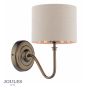 Joules Farley Wall Light Satin Bronze With Shade