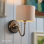 Joules Farley Wall Light Satin Bronze With Shade