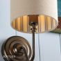 Joules Farley Wall Light Satin Bronze With Shade