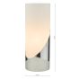 Faris Touch Table Lamp Polished Chrome Opal Glass