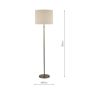 Joules Farley Floor Lamp Satin Bronze With Shade