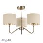 Joules Farley 3 Light Semi-Flush Satin Bronze With Shade