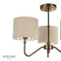 Joules Farley 3 Light Semi-Flush Satin Bronze With Shade
