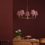 Favian 5 Light Pendant Matt Bronze With Shade