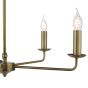 Favian 5 Light Pendant Matt Bronze Fitting Only