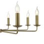 Favian 8 Light Pendant Matt Bronze Fitting Only
