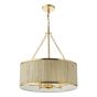 Fenella 5 Light Pendant Gold Leaf