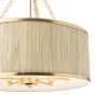 Fenella 5 Light Pendant Gold Leaf