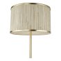 Fenella 3 Light Floor Lamp Gold Leaf and Seagrass