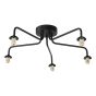 Feya 5 Light Semi Flush Matt Black Frame Only