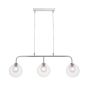 Feya 3 Light Bar Pendant Polished Chrome With Clear/Opal Glass