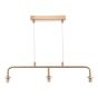 Feya 3 Light Bar Pendant Antique Bronze Fitting Only