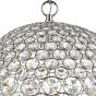 Fiesta 5 Light Pendant Crystal and Polished Chrome
