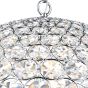 Fiesta 8 Light Pendant Crystal and Polished Chrome