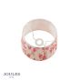 Joules Folly Pink Cotton Tapered Drum Shade 25cm