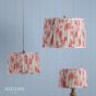Joules Folly Pink Cotton Tapered Drum Shade 25cm