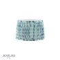 Joules Folly Blue Cotton Tapered Drum Shade 25cm
