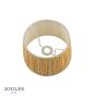 Joules Folly Yellow Cotton Tapered Drum Shade 25cm