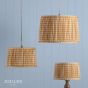 Joules Folly Yellow Cotton Tapered Drum Shade 25cm