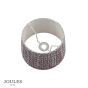 Joules Folly Multi Coloured Cotton Tapered Drum Shade 25cm