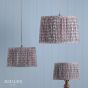 Joules Folly Multi Coloured Cotton Tapered Drum Shade 25cm