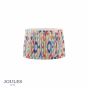 Joules Folly Multi Coloured Cotton Tapered Drum Shade 25cm