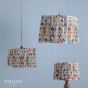 Joules Folly Multi Coloured Cotton Tapered Drum Shade 25cm